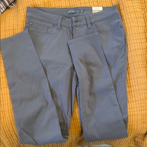 Prana Gray Straight-Leg pants